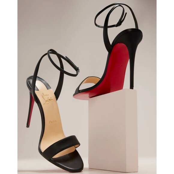 Christian Louboutin Loubigirl Ankle-Strap Red Sole Sandals - Picture 6 of 12